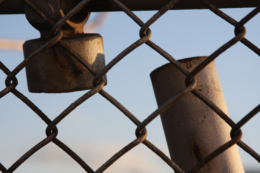 Fence, Hell's Kitchen, New York City. Photo copyright Mark Dahle 2013