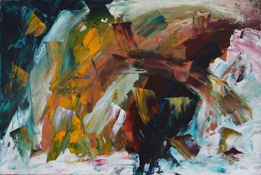 Abstract Art. Painting copyright Mark Dahle 2008.